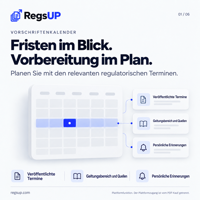 Kalender für Fahrzeugvorschriften