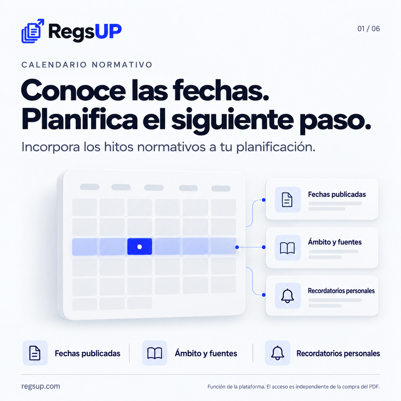 Calendario normativo